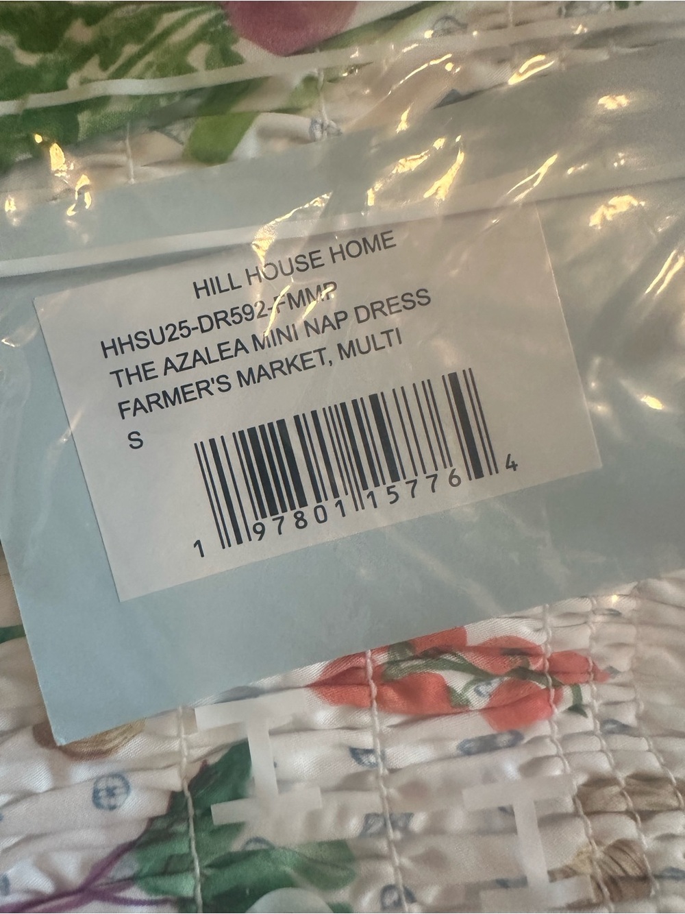 NEW Hill House Mini Azalea nap dress. Farmers Market. S. NWT - Picture 7 of 7